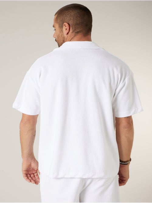 Chemise homme manches courtes en éponge de coton 'Deeluxe' - Kiabi