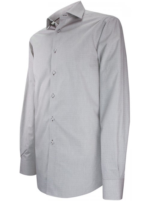 Chemise homme micro-motifs brodés coupe droite GREYTERN Andrew Mac Allister - Kiabi Chemise homme micro-motifs brodés coupe droite GREYTERN Andrew Mac Allister - Kiabi