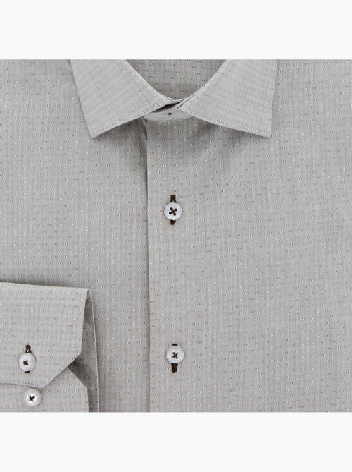 Chemise homme micro-motifs brodés coupe droite GREYTERN Andrew Mac Allister - Kiabi Chemise homme micro-motifs brodés coupe droite GREYTERN Andrew Mac Allister - Kiabi