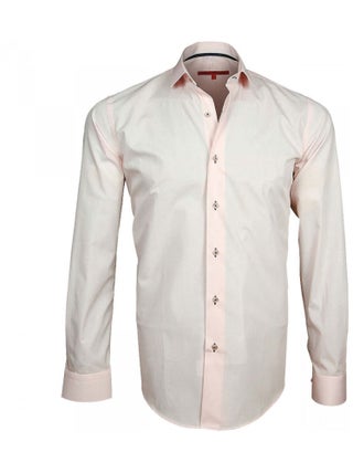 Chemise homme mini col anglais coupe cintrée HARRY Andrew Mac Allister Rose , 45