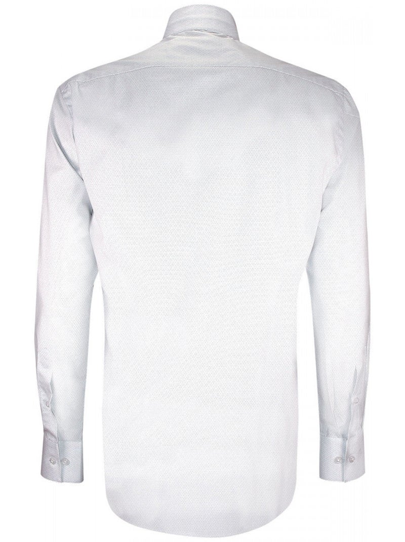 Chemise homme mode col cousu mao à motifs coupe cintrée MILO Emporio balzani Bleu marine , 44 Bleu marine - Kiabi
