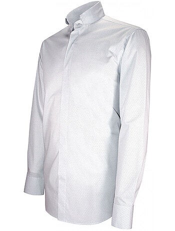 Chemise homme mode col cousu mao à motifs coupe cintrée MILO Emporio balzani