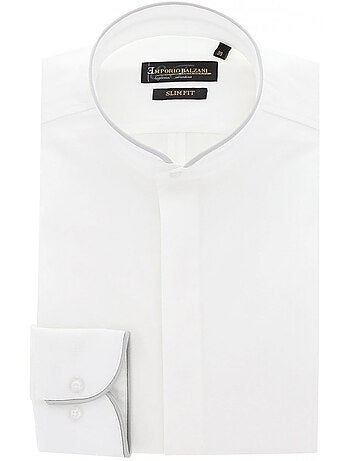 Chemise homme mode col mao coupe cintrée MAO Emporio balzani