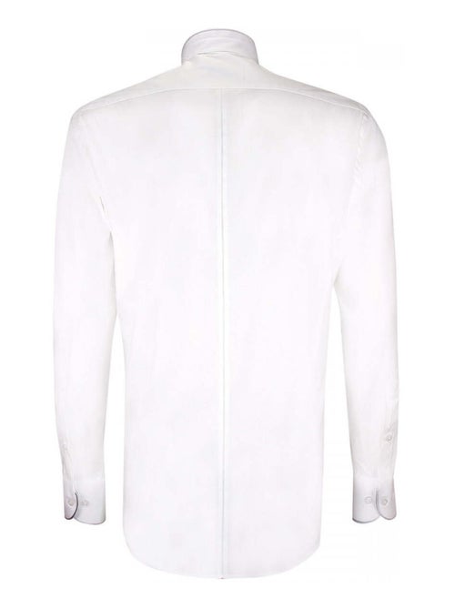 Chemise homme mode col mao coupe cintrée MAO Emporio balzani Blanc , Noir , 39 - Kiabi