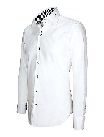 Chemise homme mode coupe cintrée ELEGANZA Emporio balzani Blanc , Rouge , 38