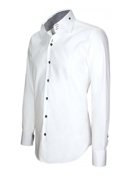 Chemise homme mode coupe cintrée ELEGANZA Emporio balzani Blanc , Rouge , 38 - Kiabi