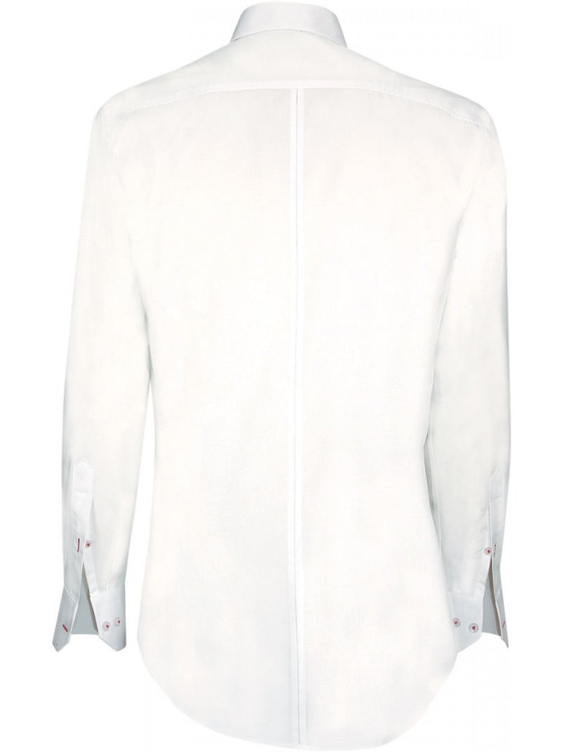 Chemise homme mode coupe cintrée ETHAN Andrew Mac Allister Blanc Orange - Kiabi
