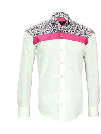 Chemise homme mode coupe cintrée FIORINO Emporio balzani Blanc , 39
