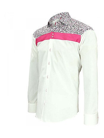 Chemise homme mode coupe cintrée FIORINO Emporio balzani Blanc , 39