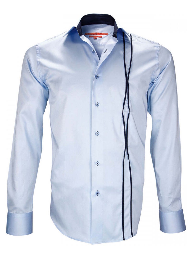 Chemise homme mode coupe cintrée ICKENHAM Andrew Mac Allister Bleu - Kiabi