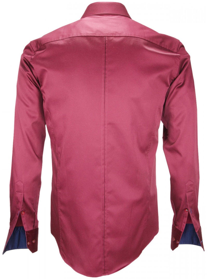 Chemise homme mode coupe cintrée ICKENHAM Andrew Mac Allister Bordeaux , 41 Bordeaux - Kiabi