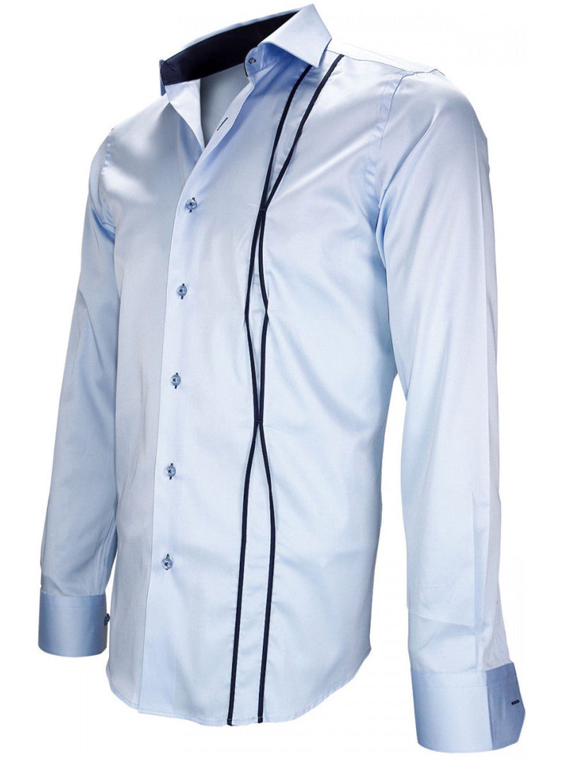 Chemise homme mode coupe cintrée ICKENHAM Andrew Mac Allister Bordeaux - Kiabi