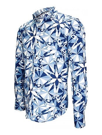 Chemise homme mode coupe cintrée PABLO Emporio balzani Bleu , 41