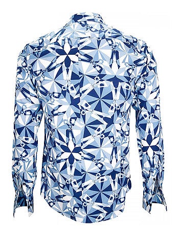 Chemise homme mode coupe cintrée PABLO Emporio balzani Bleu , 41