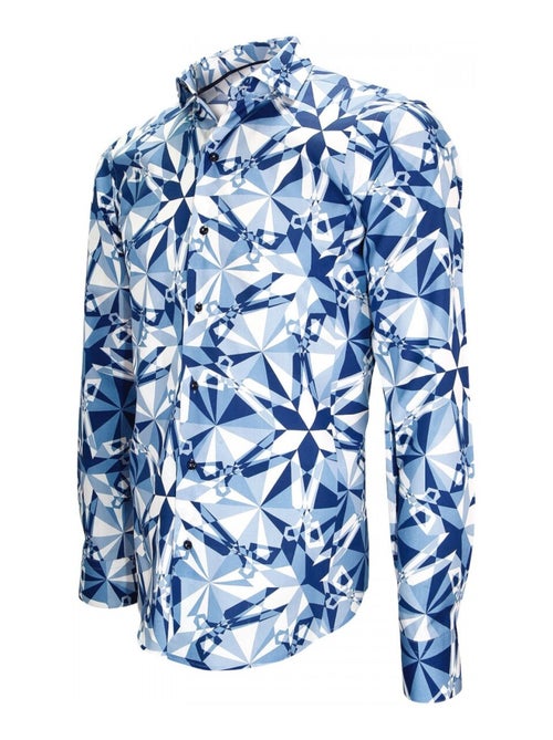 Chemise homme mode coupe cintrée PABLO Emporio balzani Bleu , 41 - Kiabi