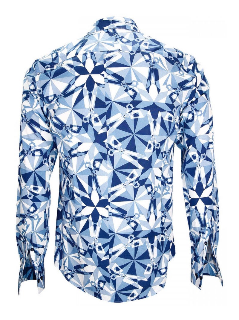 Chemise homme mode coupe cintrée PABLO Emporio balzani Bleu , 41 Bleu - Kiabi