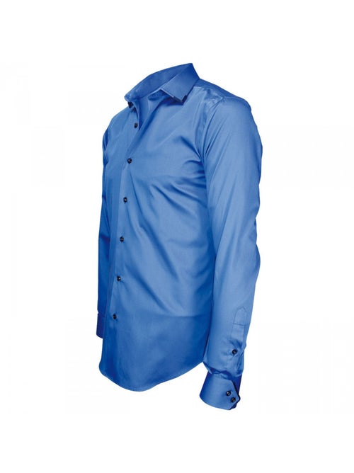 Chemise homme mode coupe cintrée REDBRIDGE Andrew Mac Allister Bleu , 38 - Kiabi