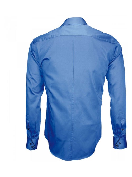 Chemise homme mode coupe cintrée REDBRIDGE Andrew Mac Allister Bleu , 38 - Kiabi