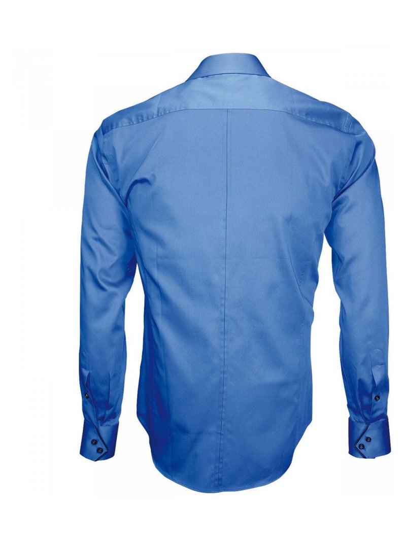Chemise homme mode coupe cintrée REDBRIDGE Andrew Mac Allister Bleu , 38 Bleu - Kiabi