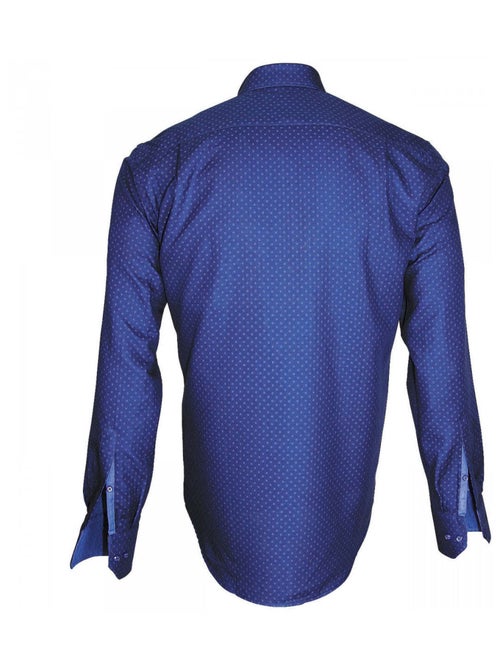 Chemise homme mode coupe cintrée TASCA NEW Emporio balzani Bleu , Rouge , 40 - Kiabi