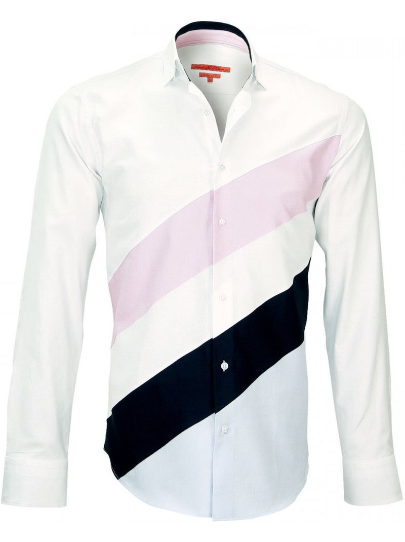 Chemise homme mode coupe cintrée THIRD Andrew Mac Allister Blanc - Kiabi