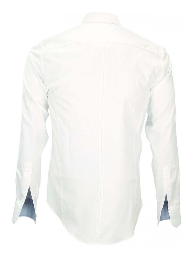 Chemise homme mode coupe cintrée THIRD Andrew Mac Allister Blanc , Jaune , 42 Blanc Jaune - Kiabi