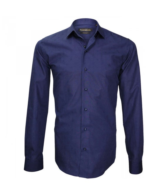 Chemise homme mode coupe cintrée TIBERIO Emporio balzani Bleu , Bleu , 42 - Kiabi