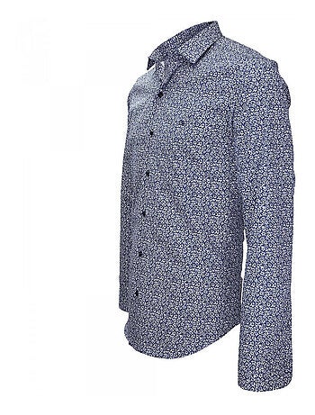 Chemise homme mode coupe cintrée TIBERIO Emporio balzani Bleu , Bleu , 45