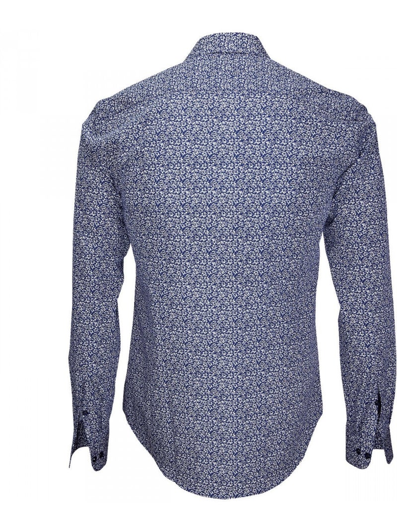 Chemise homme mode coupe cintrée TIBERIO Emporio balzani Indigo - Kiabi
