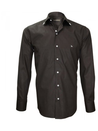 Chemise homme mode coupe droite FLAMINIO Emporio balzani Noir , 41