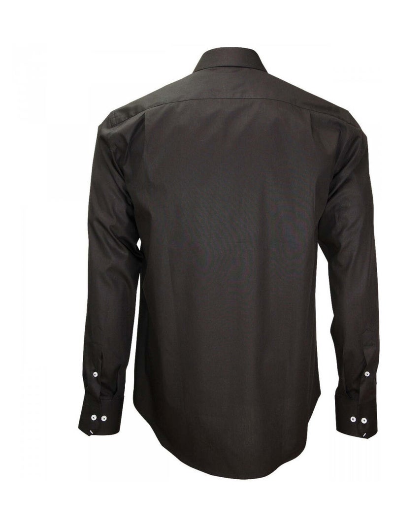 Chemise homme mode coupe droite FLAMINIO Emporio balzani Noir - Kiabi