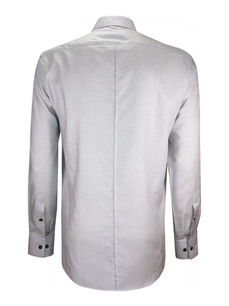Chemise homme mode gorge cachée à motifs coupe cintrée ANDREA Emporio balzani Gris - Kiabi