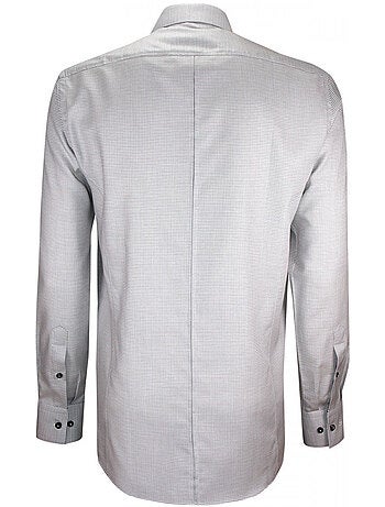 Chemise homme mode gorge cachée à motifs coupe cintrée ANDREA Emporio balzani Gris , 41