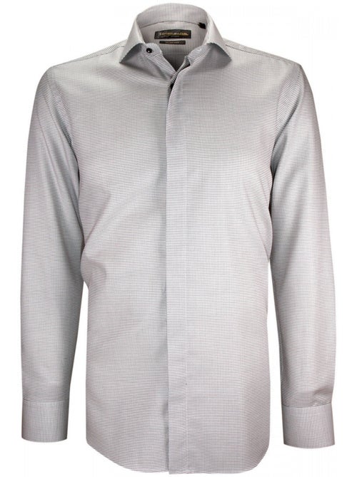 Chemise homme mode gorge cachée à motifs coupe cintrée ANDREA Emporio balzani - Kiabi Chemise homme mode gorge cachée à motifs coupe cintrée ANDREA Emporio balzani - Kiabi