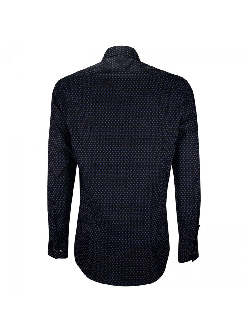 Chemise homme mode gorge cachée à motifs coupe cintrée LUIGI2 Emporio balzani Noir , 38 Noir - Kiabi
