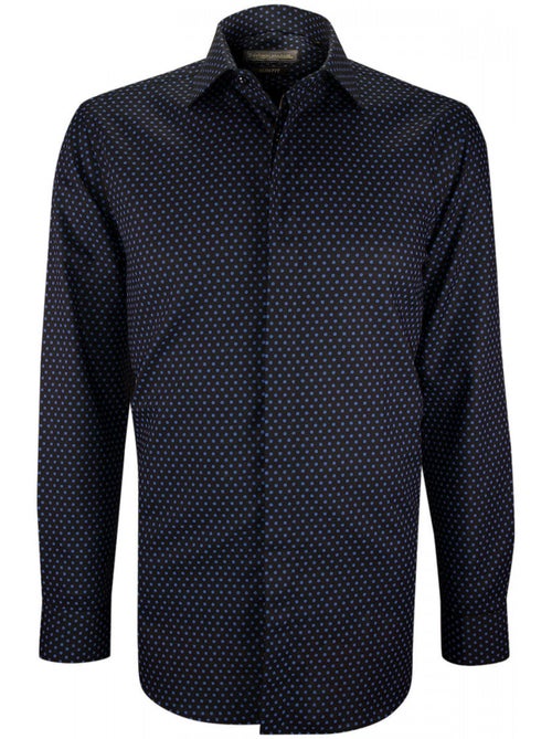 Chemise homme mode gorge cachée à motifs coupe cintrée LUIGI2 Emporio balzani - Kiabi Chemise homme mode gorge cachée à motifs coupe cintrée LUIGI2 Emporio balzani - Kiabi