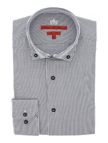 Chemise homme mode vichy coupe cintrée OLIVER Andrew Mac Allister Rose , 38