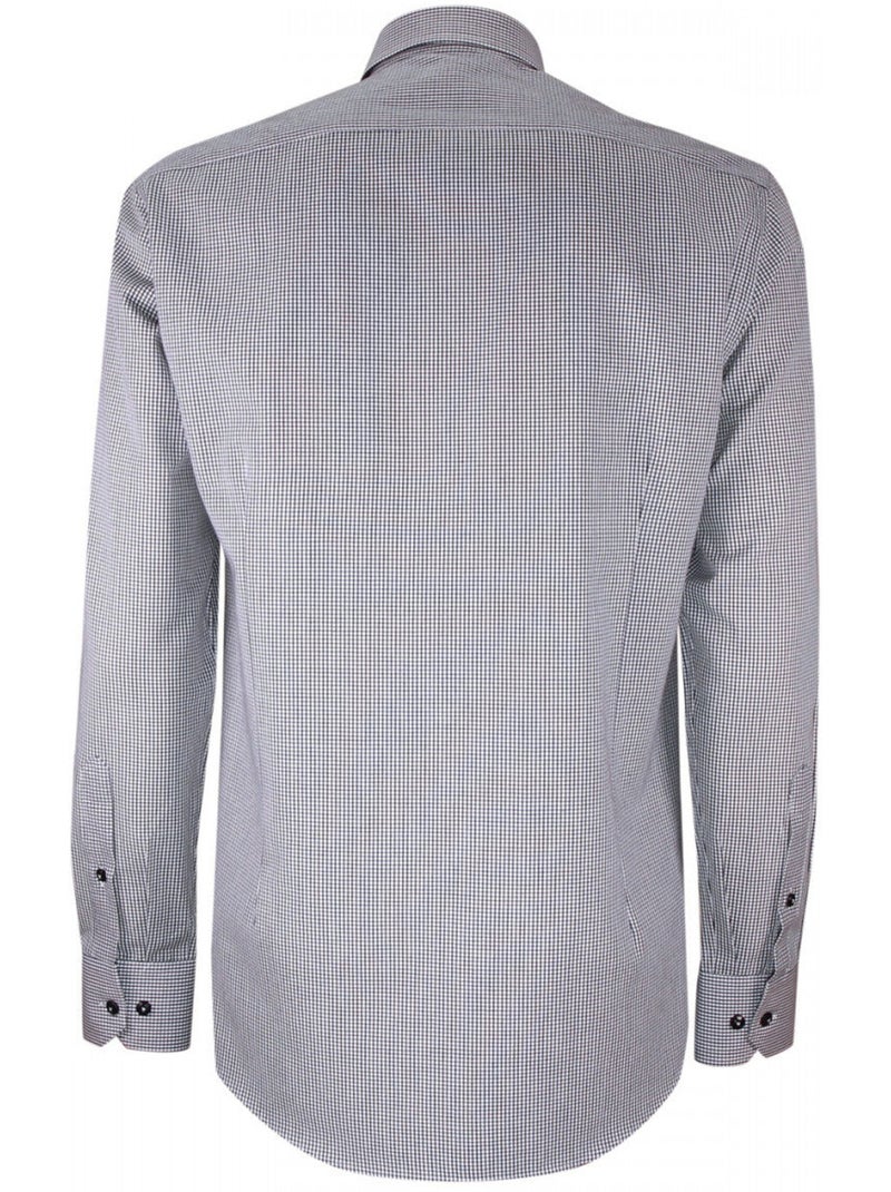 Chemise homme mode vichy coupe cintrée OLIVER Andrew Mac Allister Bleu - Kiabi