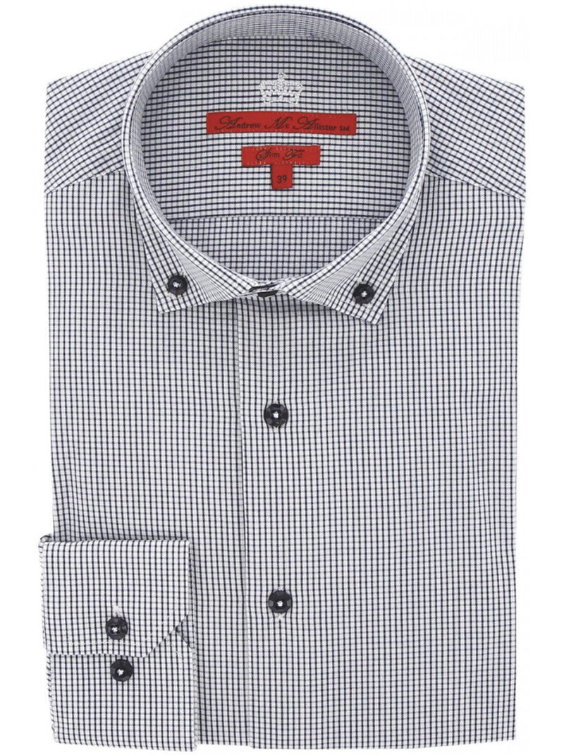 Chemise homme mode vichy coupe cintrée OLIVER Andrew Mac Allister Rose , 38 Rose - Kiabi