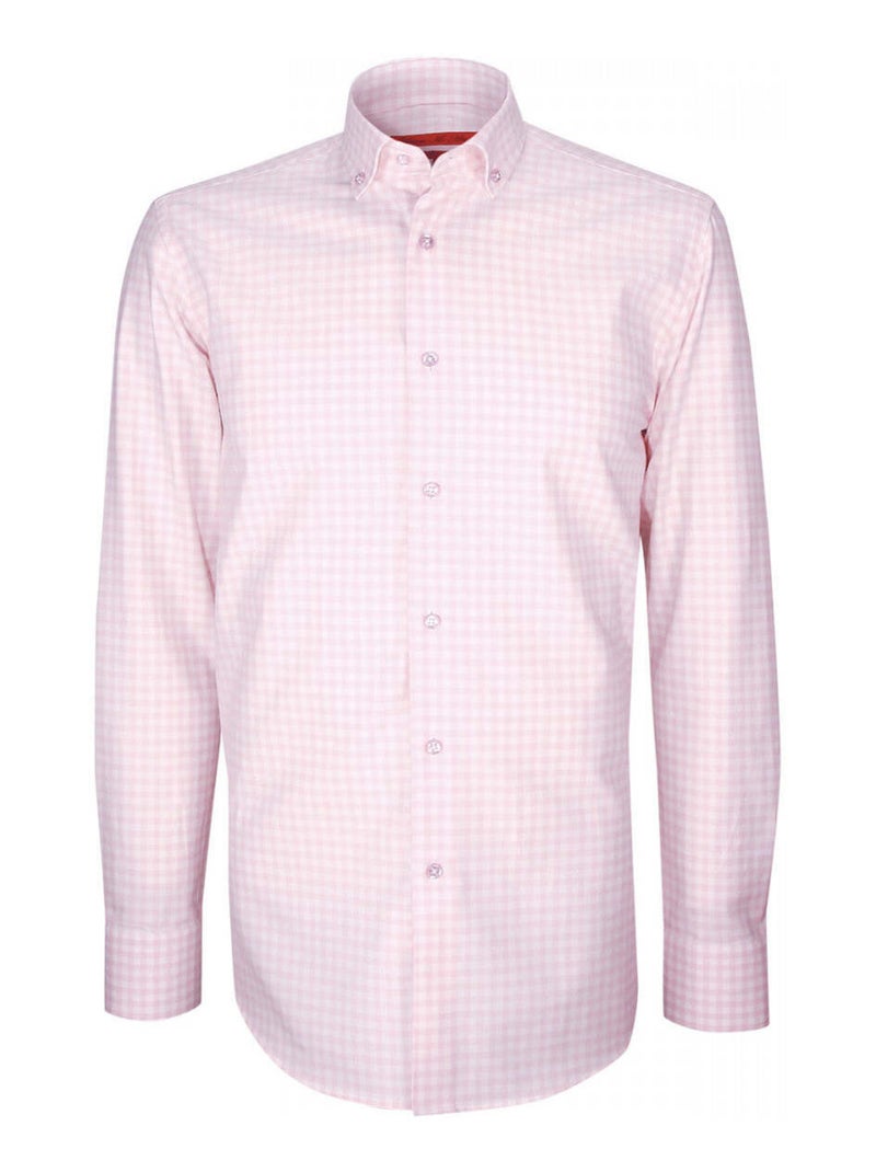 Chemise homme mode vichy coupe cintrée OLIVER Andrew Mac Allister Rose , 38 Rose - Kiabi