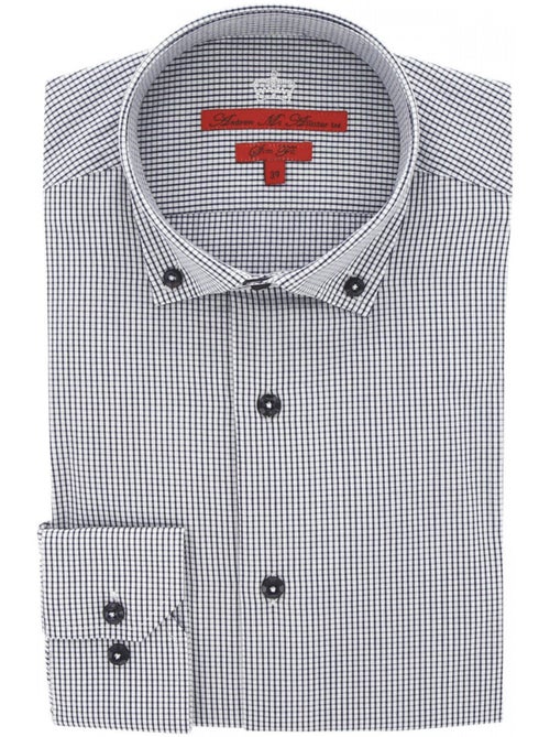 Chemise homme mode vichy coupe cintrée OLIVER Andrew Mac Allister - Kiabi Chemise homme mode vichy coupe cintrée OLIVER Andrew Mac Allister - Kiabi