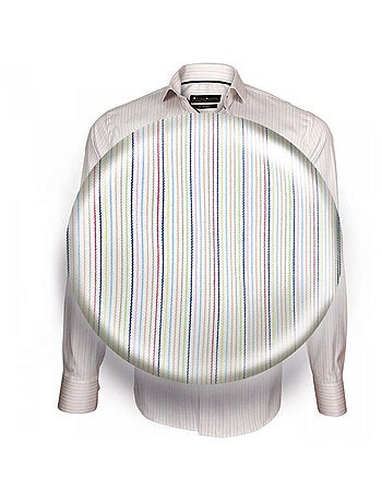 Chemise homme multicolore coupe cintrée SETTIMO II Emporio balzani Rose , 40