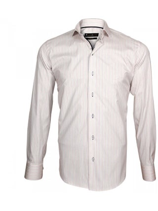 Chemise homme multicolore coupe cintrée SETTIMO II Emporio balzani Rose , 40