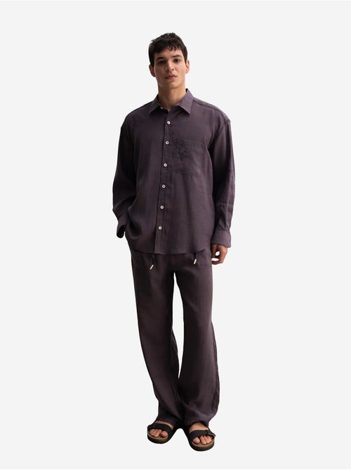 Chemise homme oversize à manches longues et poche giesto - Kiabi Chemise homme oversize à manches longues et poche giesto - Kiabi