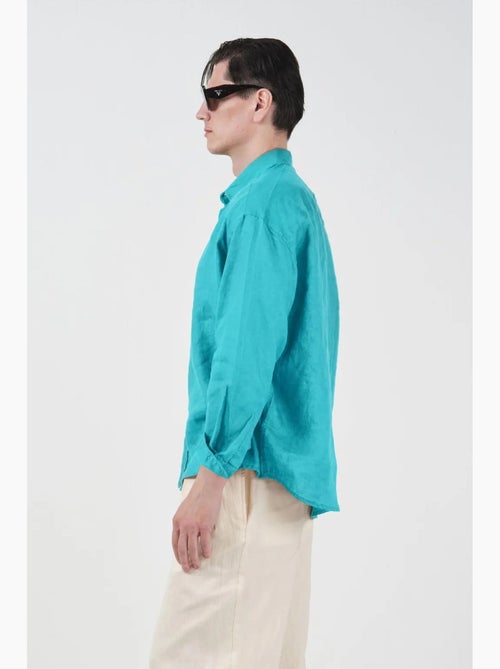Chemise homme oversize en lin, manches longues giesto - Kiabi Chemise homme oversize en lin, manches longues giesto - Kiabi
