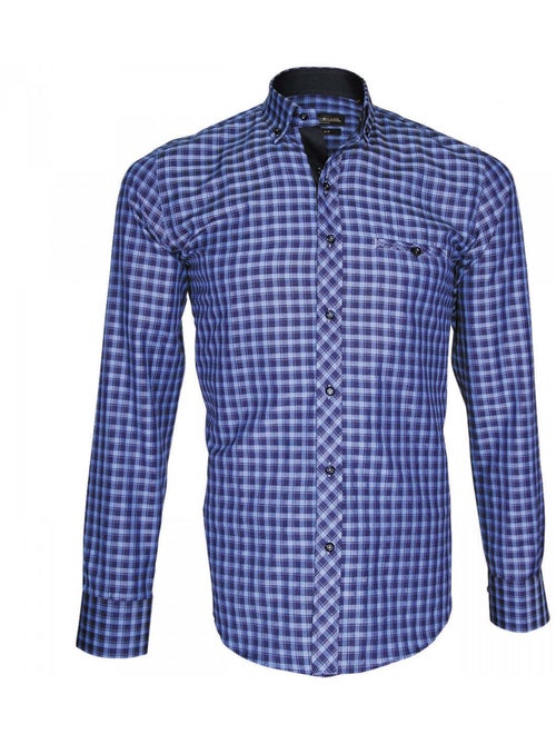 Chemise homme oxford coupe cintrée ASTORIA Emporio balzani Rose , 45 - Kiabi