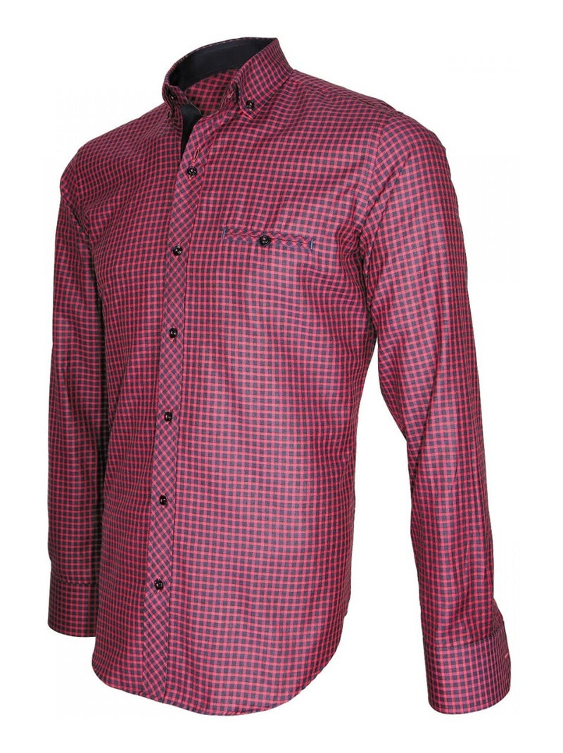 Chemise homme oxford coupe cintrée ASTORIA Emporio balzani Rose , 45 Rose - Kiabi
