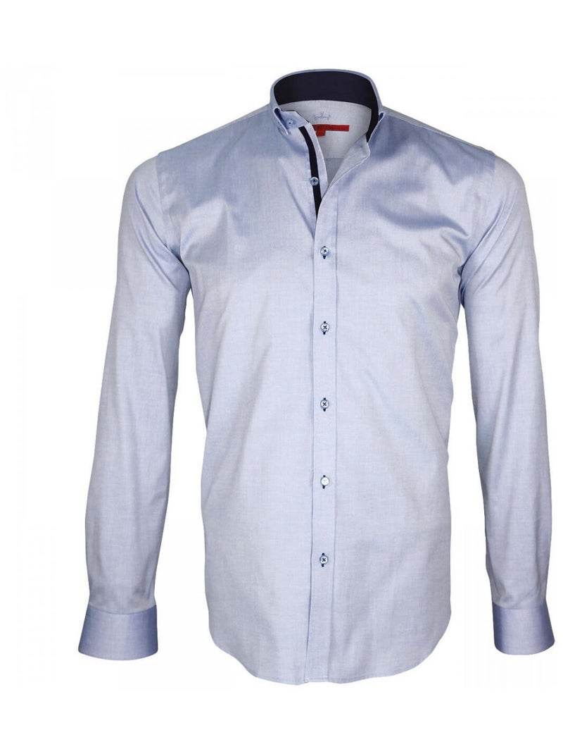 Chemise homme oxford coupe cintrée BROOKES Andrew Mac Allister Bordeaux - Kiabi