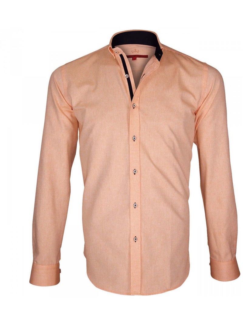 Chemise homme oxford coupe cintrée BROOKES Andrew Mac Allister Orange , 43 Orange - Kiabi