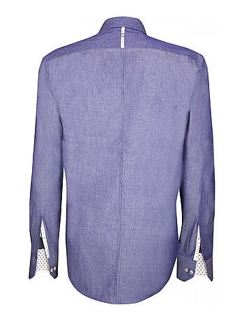 Chemise homme oxford coupe cintrée EPSOM Andrew Mac Allister Bleu , 43